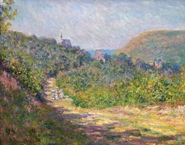 Claude Monet, Aux Petites-Dalles, 1884, oil on canvas
