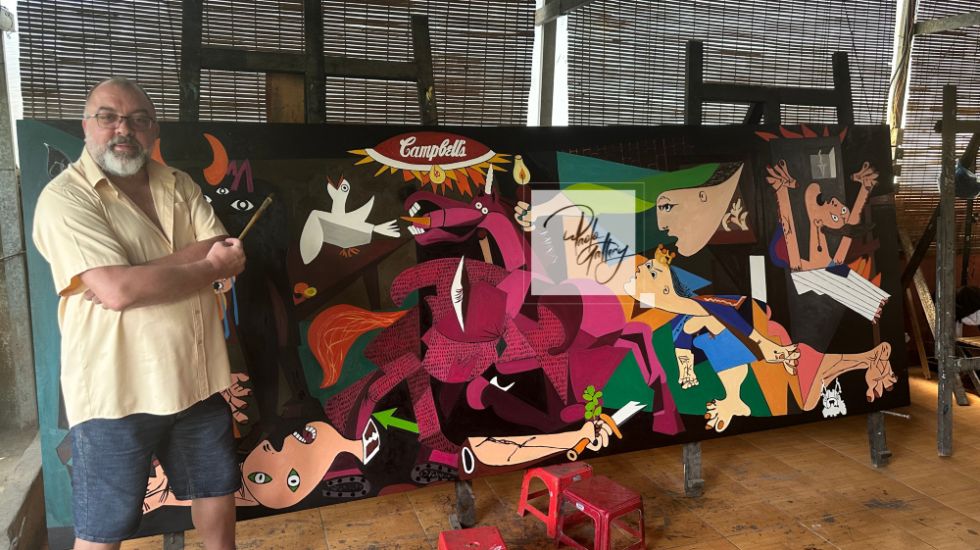 Expert Reproduction Artist Creating Museum-Quality Oil Painting Masterpieces