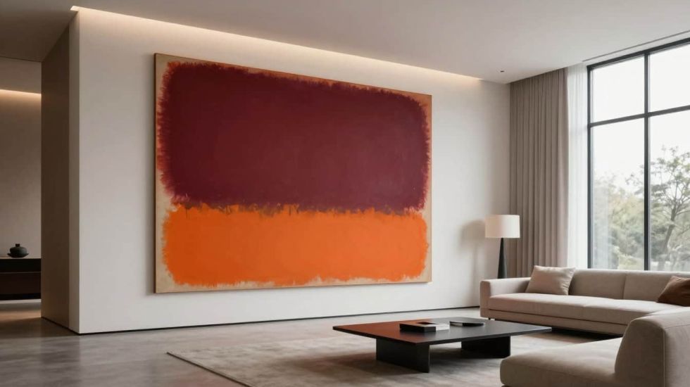 Modern luxury wall art - Why Mark Rothko Defines Modern Luxury Interiors