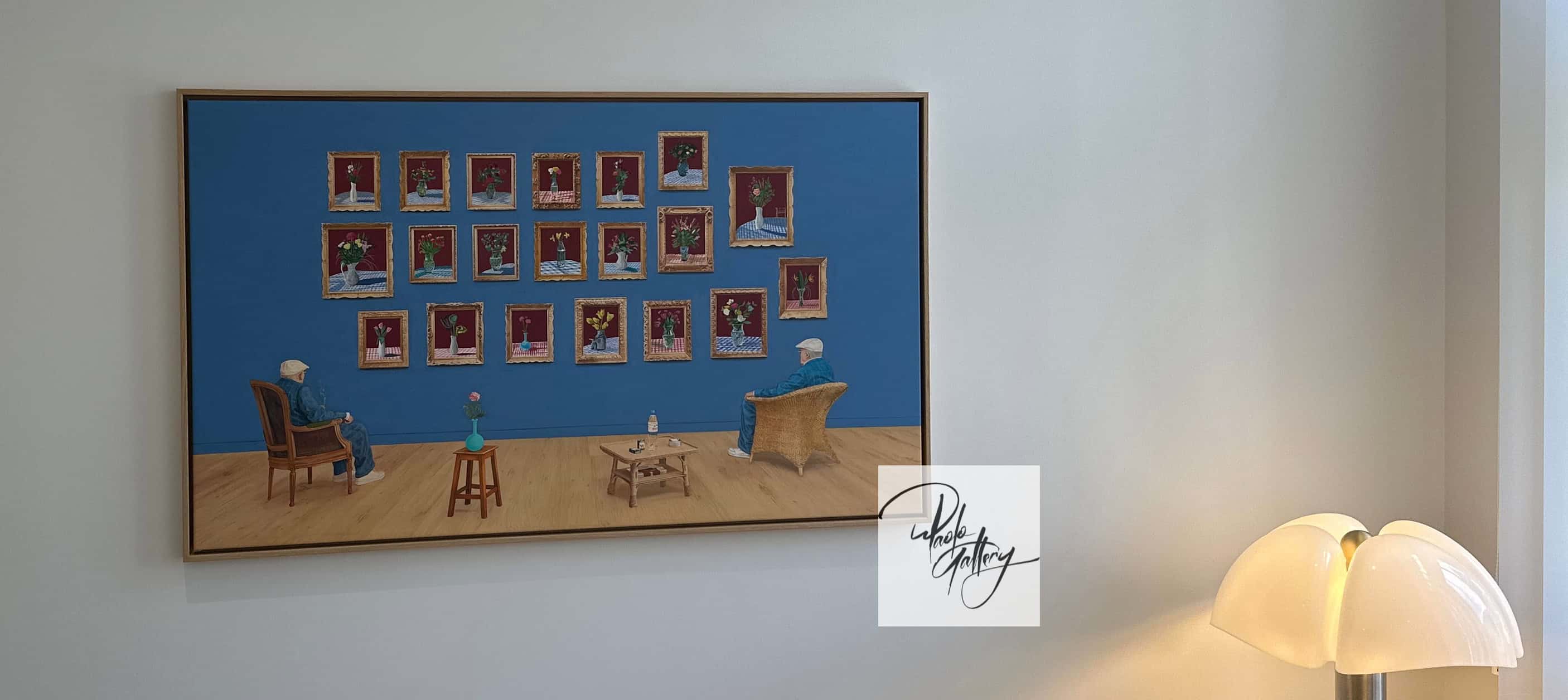 Oil on canvas from Paolo Gallery at a customer home