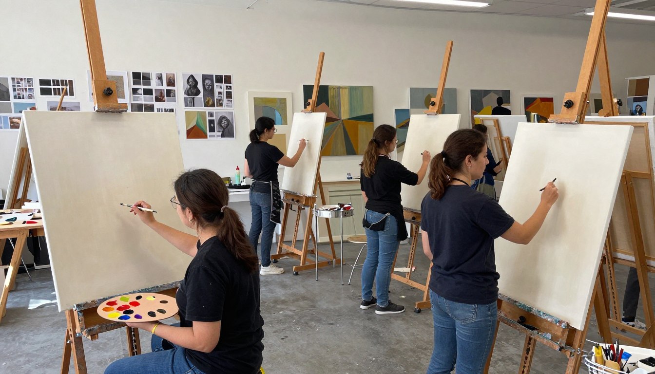 The Paolo Gallery Studio: Your Vision, Our Craft  Behind every stunning large canvas painting from Paolo Gallery is a team of dedicated artists who combine classical training with contemporary design sensibility. Our studio process centers on fidelity to the original work and clear communication so your commissioned piece fits your space and style.