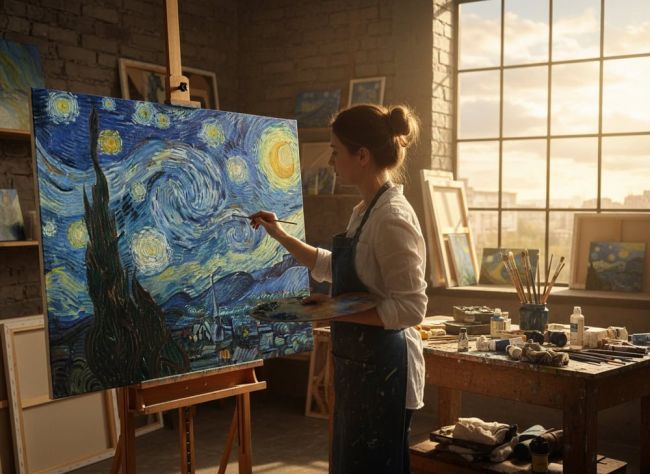 The Timeless Beauty of Hand-Painted Large Canvas Art