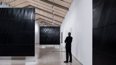 art oil painting reproduction of  Pierre Soulages museum quality handmade