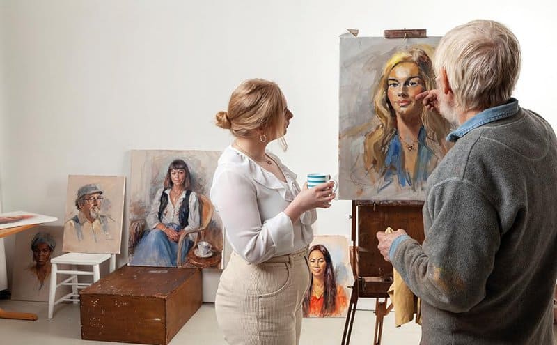 The Art of Capturing Life in an oil painting portrait