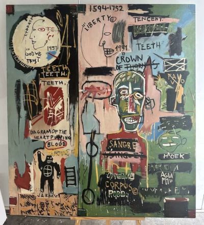 art oil painting reproduction of  Jm Basquiat In Italian 151 X 132 5 Cm museum quality handmade