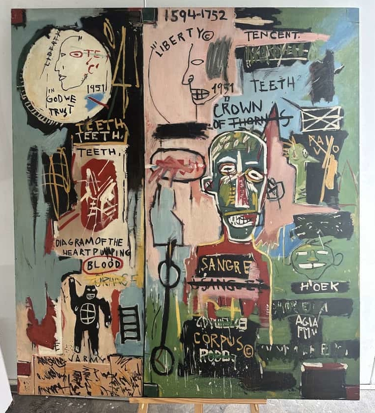 Jm Basquiat In Italian 151 X 132 5 Cm museum quality